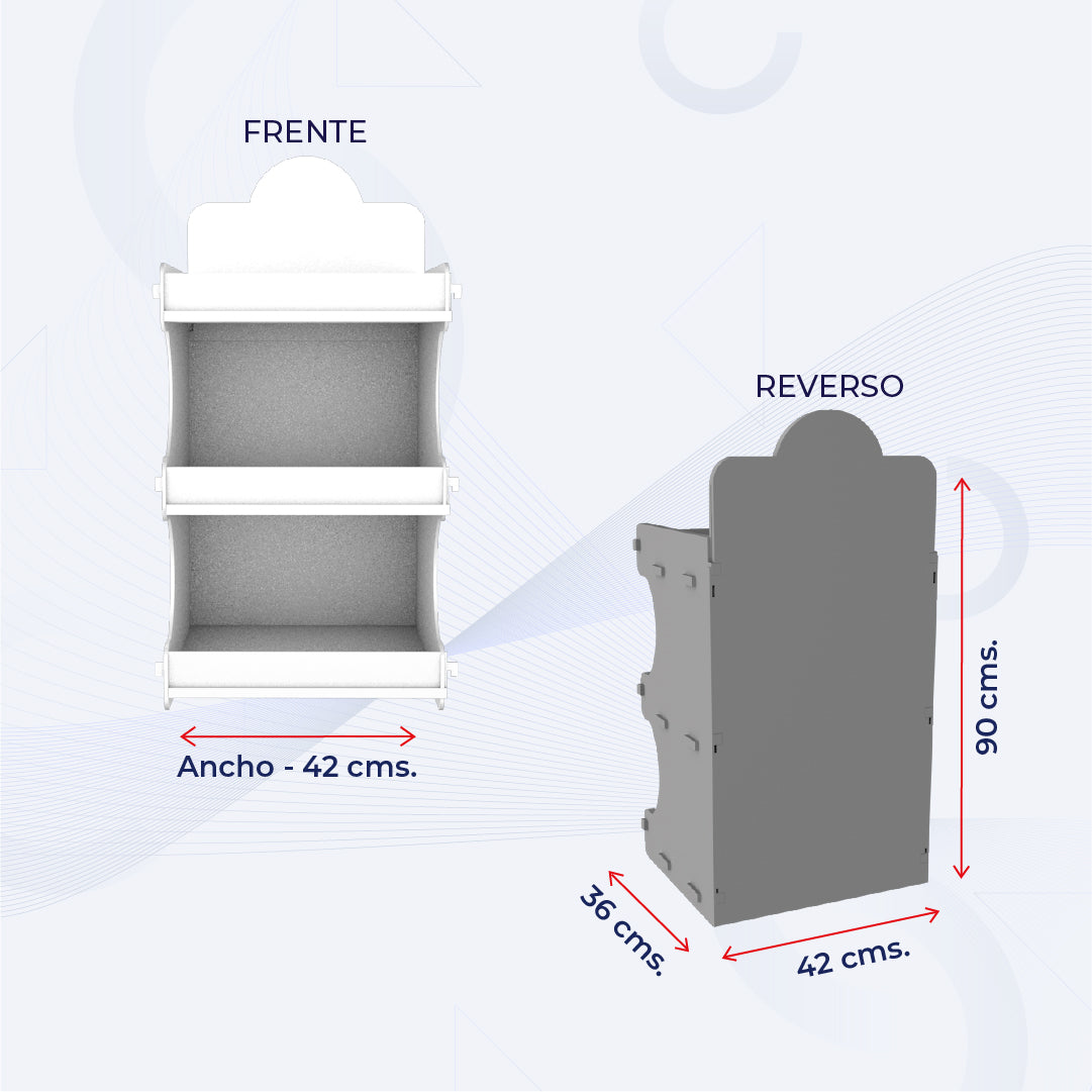 Cosmetic Display para mostrador