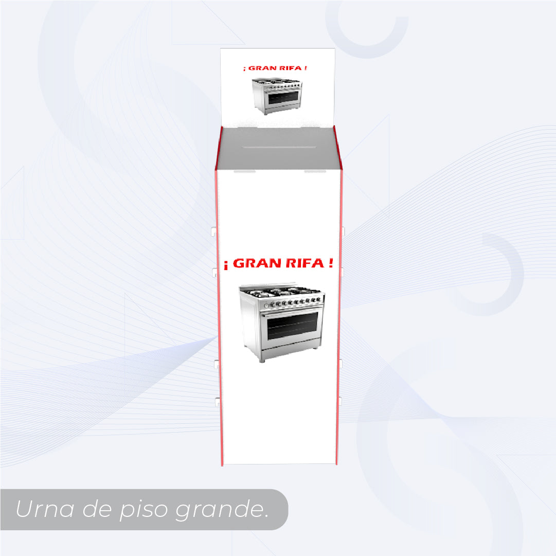 Counter Display para votaciones y sorteos grande.