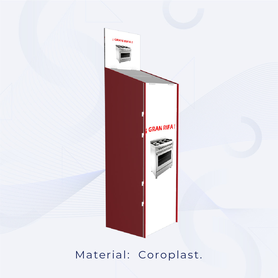 Counter Display para votaciones y sorteos grande.