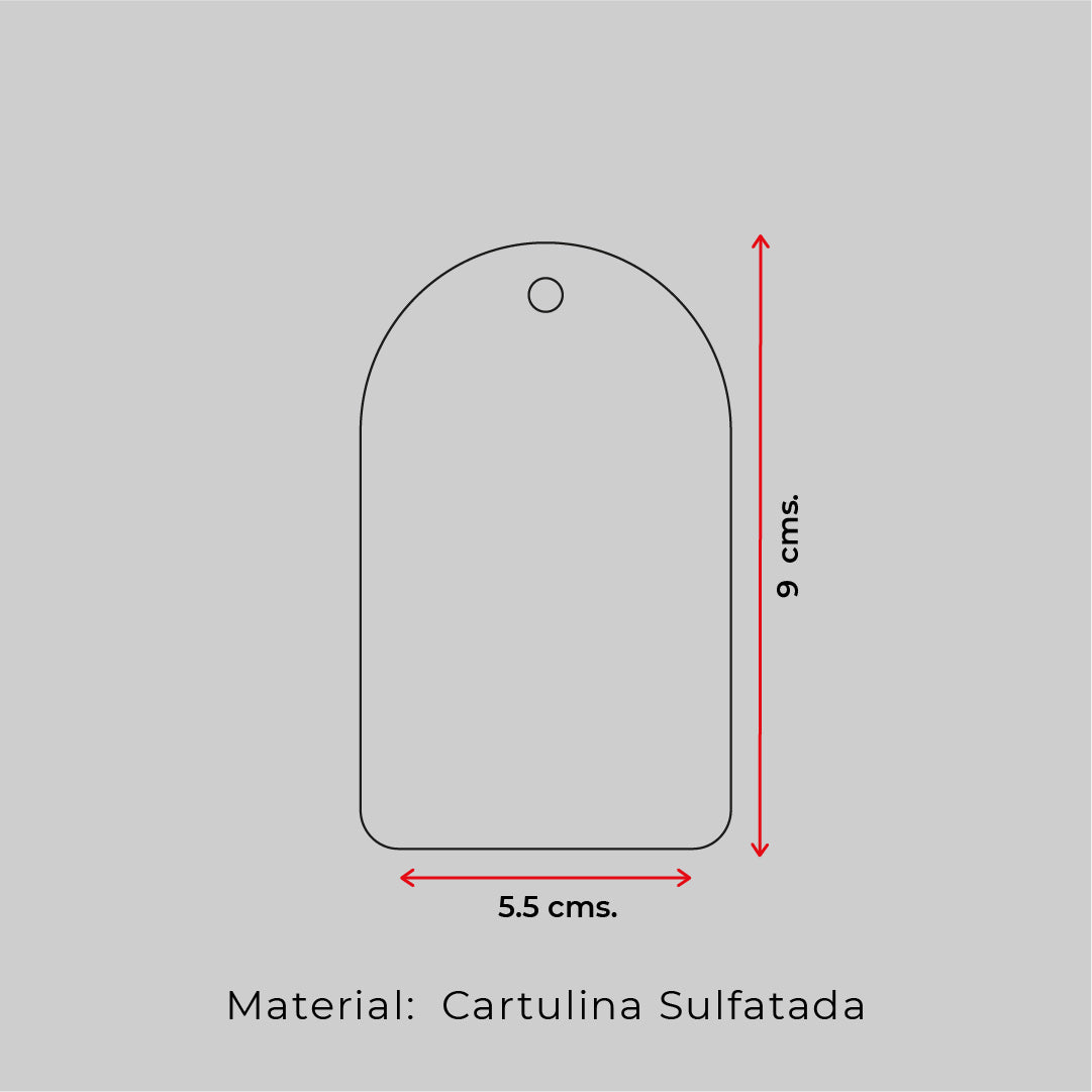 Etiqueta "medio círculo"