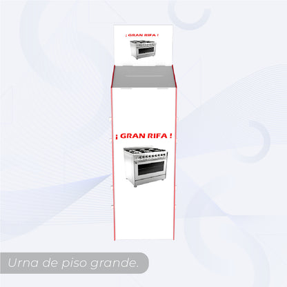 Counter Display para votaciones y sorteos grande.