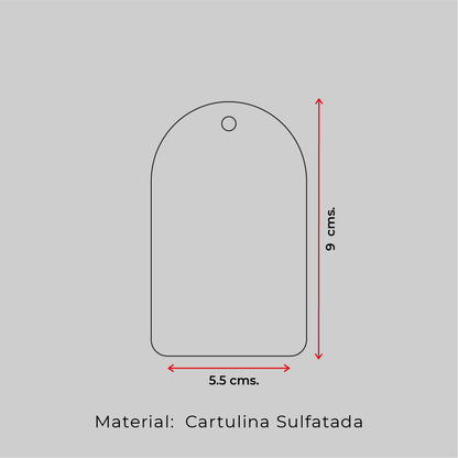 Etiqueta "medio círculo"