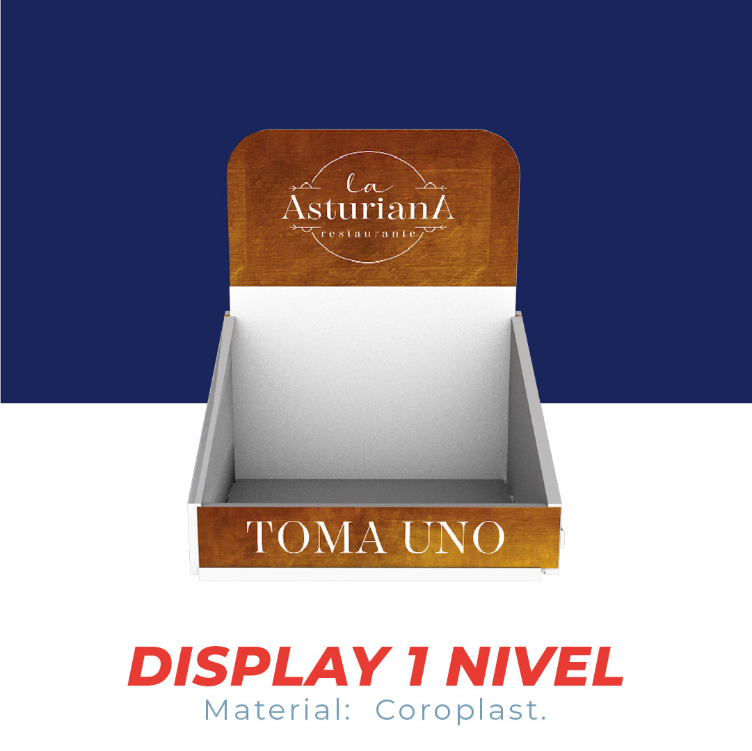 Mueble de 1 nivel.