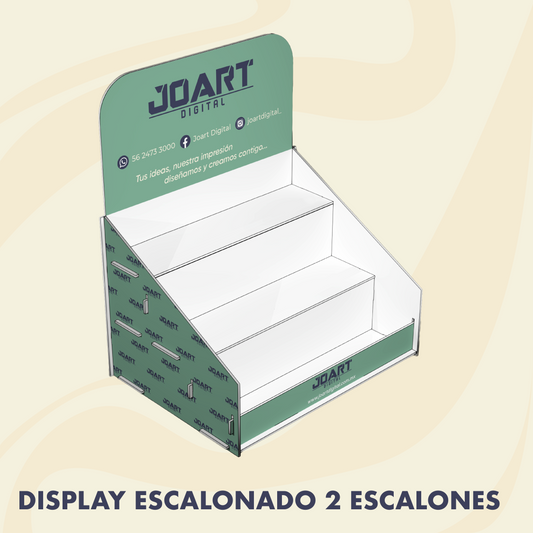 Display Escalonado - 2 Escalones