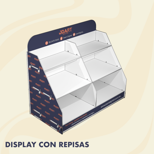 Display con Repisas
