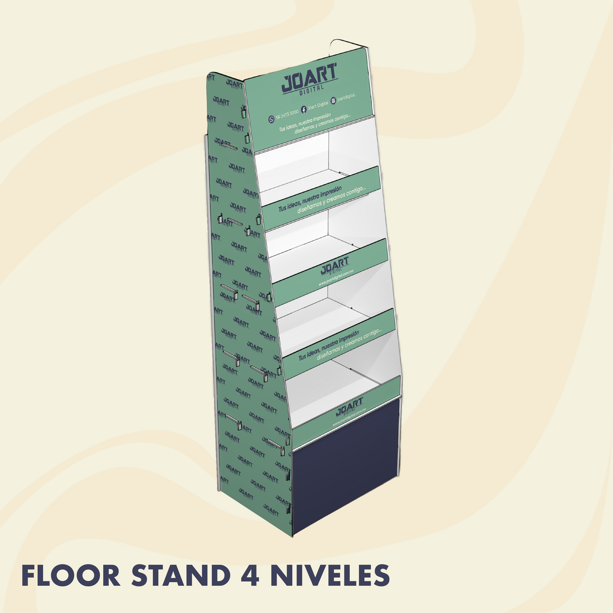 Floor Stand - 4 Niveles