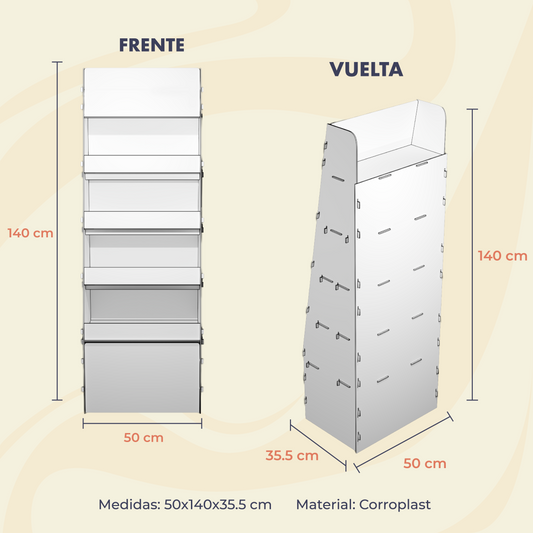 Floor stand - 4 niveles