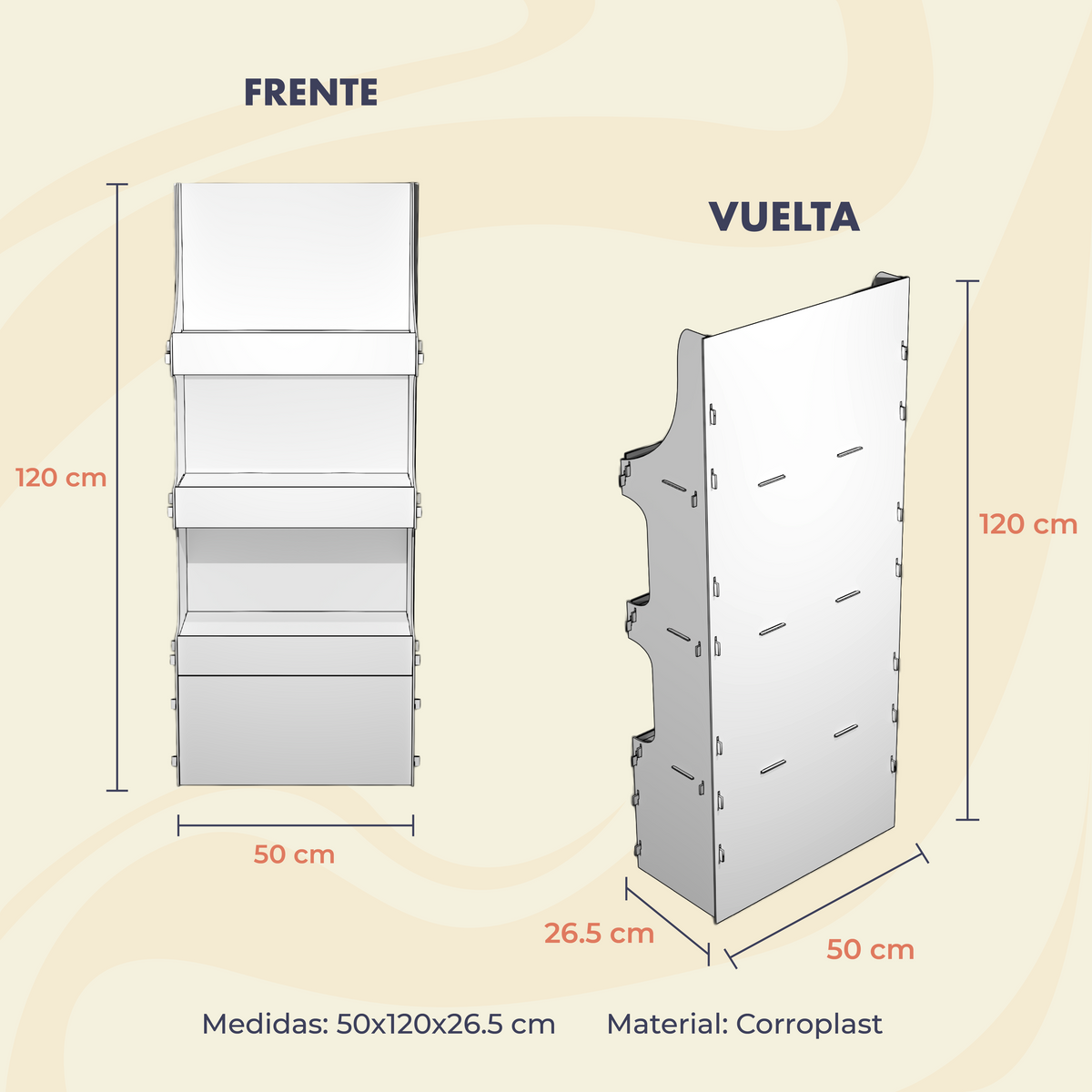 Floor Stand Chico - 3 Niveles